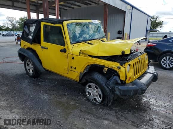 2008 Jeep Wrangler X с VIN 1J4FA24188L617494, выставлен на аукционе Copart как лот 81044795 с пробегом 125 847 миль миль и Списание • Salvage title. История ставок и продаж доступна на DreamBid. Изображение 4.