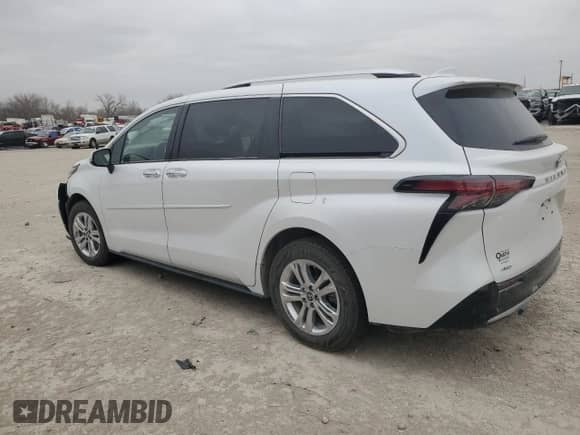 2023 Toyota Sienna Platinum с VIN 5TDESKFC5PS098477, выставлен на аукционе Copart как лот 49602465 с пробегом 51 258 миль миль и Списание • Salvage title. История ставок и продаж доступна на DreamBid. Изображение 2.