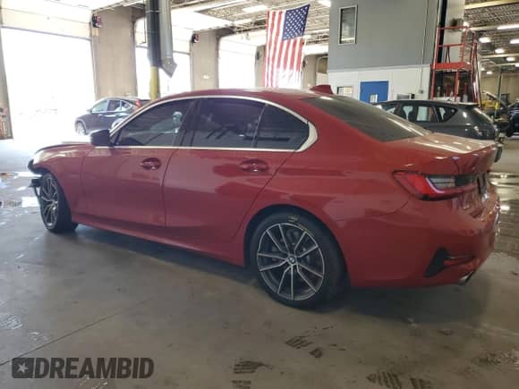 2020 BMW 3 Series 330i xDrive with VIN WBA5R7C01LFH72430, listed as a Copart auction lot 64145455 with 72,126 mi miles and Salvage title. Bid and sale history available at DreamBid. Image 2.