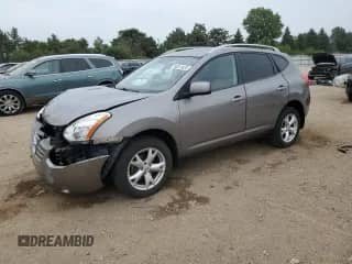 2008 Nissan Rogue SL with VIN JN8AS58T98W024062, listed as a Copart auction lot 60819635 with 85,152 mi miles and Salvage title. Bid and sale history available at DreamBid. Image 1.