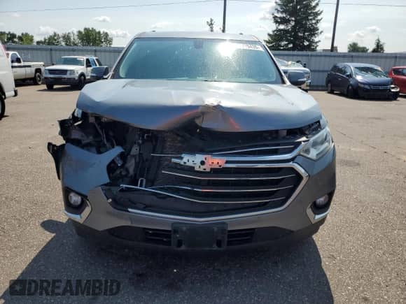 2018 Chevrolet Traverse LT Cloth z VIN 1GNEVGKW2JJ114893, wystawiony jako Copart lot #67729435 z przebiegiem 144 949 mil mil oraz Szkoda całkowita • Salvage title. Historia ofert i sprzedaży dostępna na DreamBid. Obrazek 5.
