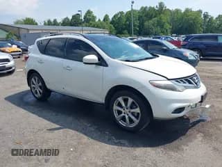 2012 Nissan Murano SL with VIN JN8AZ1MW2CW222155, listed as a IAAI auction lot 42583810 with 151,715 mi miles and . Bid and sale history available at DreamBid. Image 1.