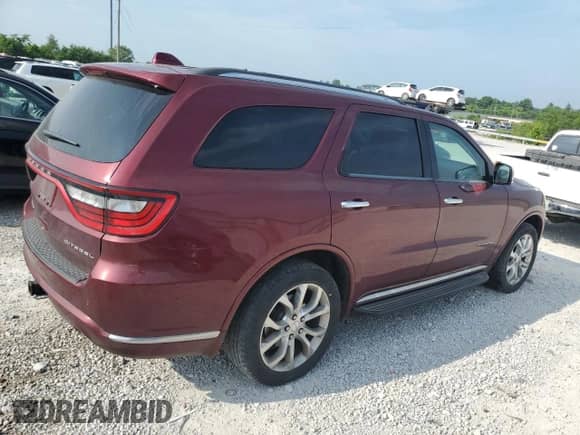 2018 Dodge Durango Citadel Anodized Platinum with VIN 1C4SDJET0JC254264, listed as a Copart auction lot 59706235 with 153,458 mi miles and Clean title. Bid and sale history available at DreamBid. Image 3.