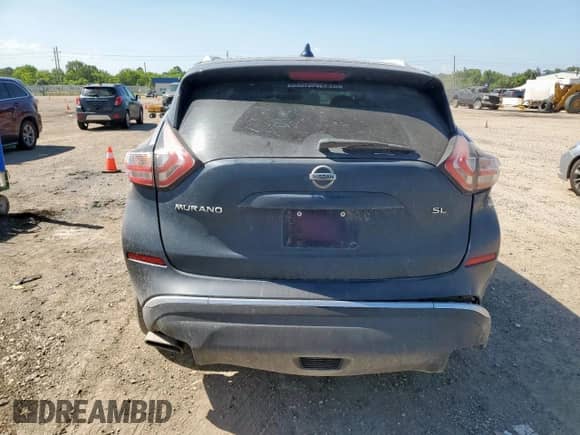 2017 Nissan Murano SL with VIN 5N1AZ2MG7HN174462, listed as a Copart auction lot 66806195 with 223,281 mi miles and Salvage title. Bid and sale history available at DreamBid. Image 6.