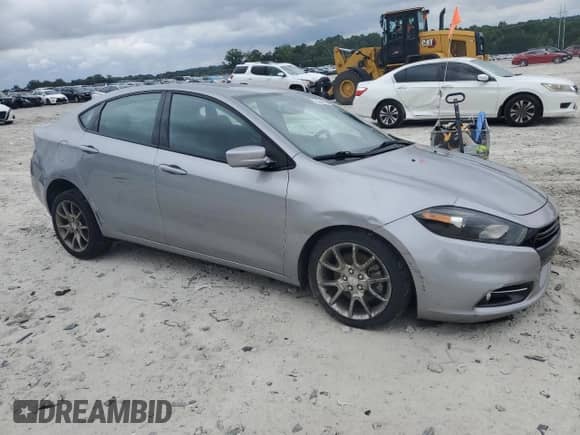 2015 Dodge Dart SXT with VIN 1C3CDFBB2FD242118, listed as a Copart auction lot 69846785 with 120,139 mi miles and Salvage title. Bid and sale history available at DreamBid. Image 4.