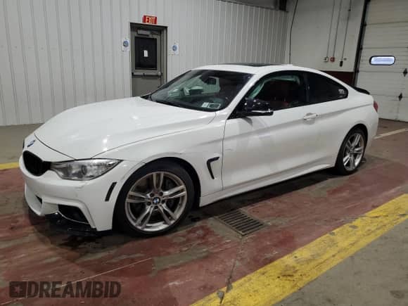 2016 BMW 4 Series 428i xDrive with VIN WBA3N9C50GK249825, listed as a Copart auction lot 66165125 with 151,098 mi miles and Salvage title. Bid and sale history available at DreamBid. Image 1.