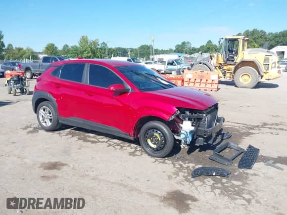 2022 Hyundai Kona SE with VIN KM8K22AB1NU769617, listed as a IAAI auction lot 43066196 with 92,694 mi miles and . Bid and sale history available at DreamBid. Image 1.