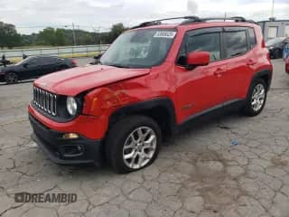 2018 Jeep Renegade Latitude with VIN ZACCJABB9JPG71189, listed as a Copart auction lot 83808525 with 173,359 mi miles and Salvage title. Bid and sale history available at DreamBid. Image 1.