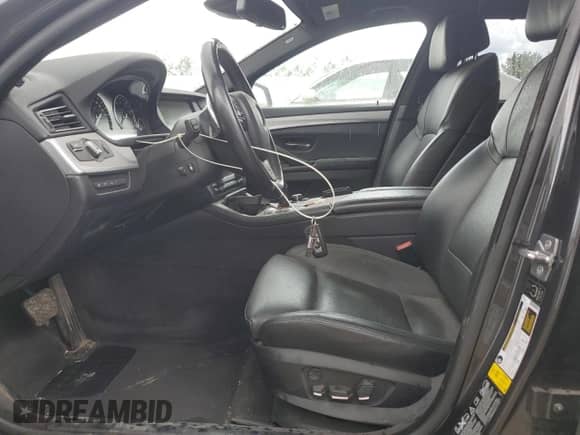 2012 BMW 5 Series 550i xDrive with VIN WBAFU9C53CC787956, listed as a Copart auction lot 57417895 with 80,525 mi miles and Salvage title. Bid and sale history available at DreamBid. Image 7.