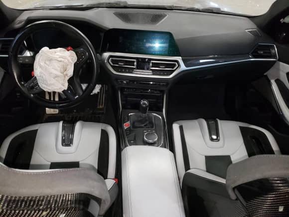 2022 BMW M3 с VIN WBS53AY00NFM52065, выставлен на аукционе Copart как лот 44379945 с пробегом Не указан миль и Списание • Salvage title. История ставок и продаж доступна на DreamBid. Изображение 8.