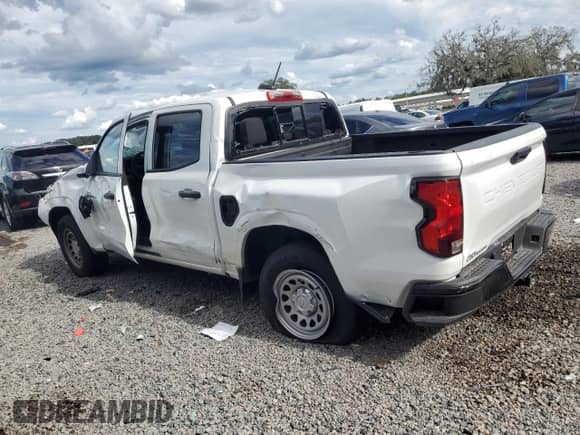 2024 Chevrolet Colorado 2WD Work Truck с VIN 1GCPSBEK8R1319099, выставлен на аукционе Copart как лот 81370605 с пробегом Не указан миль и Списание • Salvage title. История ставок и продаж доступна на DreamBid. Изображение 2.