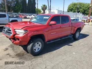 2017 Toyota Tacoma SR5 with VIN 3TMBZ5DN8HM011242, listed as a Copart auction lot 55255045 with 118,954 mi miles and Salvage title. Bid and sale history available at DreamBid. Image 1.