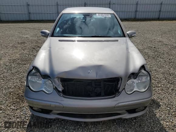 2007 Mercedes-Benz C 230 Sport with VIN WDBRF52H07A937908, listed as a Copart auction lot 81851205 with 97,605 mi miles and Salvage title. Bid and sale history available at DreamBid. Image 5.