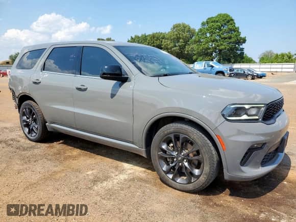 2021 Dodge Durango GT Plus with VIN 1C4RDHDG7MC749822, listed as a Copart auction lot 80264725 with 104,092 mi miles and Salvage title. Bid and sale history available at DreamBid. Image 4.
