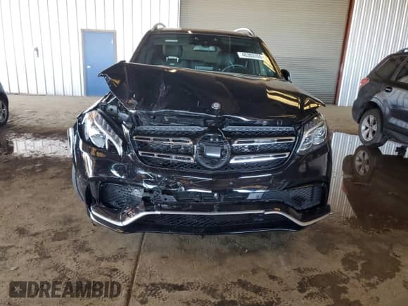 2017 Mercedes-Benz GLS 63 AMG with VIN 4JGDF7FE9HA742782, listed as a Copart auction lot 46303765 with 41,198 mi miles and Salvage title. Bid and sale history available at DreamBid. Image 5.