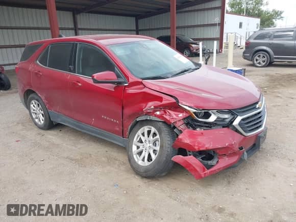 2020 Chevrolet Equinox LT with VIN 3GNAXKEV3LS586522, listed as a IAAI auction lot 43339970 with 67,170 mi miles and . Bid and sale history available at DreamBid. Image 1.