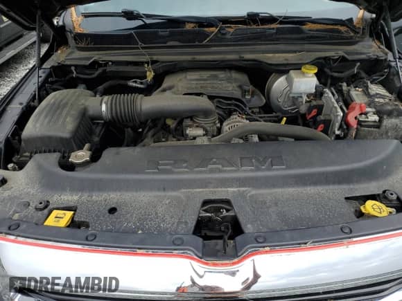 2019 Ram 1500 Big Horn z VIN 1C6SRFMT7KN712895, wystawiony jako Copart lot #60042045 z przebiegiem 89 333 mil mil oraz Szkoda całkowita • Salvage title. Historia ofert i sprzedaży dostępna na DreamBid. Obrazek 12.