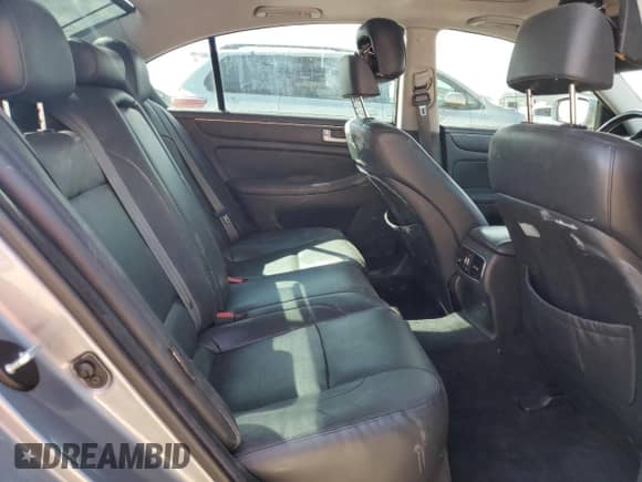 2014 Hyundai Genesis 3.8L with VIN KMHGC4DD4EU262156, listed as a Copart auction lot 80200915 with 131,310 mi miles and Salvage title. Bid and sale history available at DreamBid. Image 10.