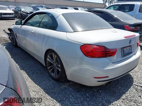 2017 BMW 4 Series 430i with VIN WBA4U7C54H5H18980, listed as a IAAI auction lot 42276166 with 71,298 mi miles and . Bid and sale history available at DreamBid. Image 3.