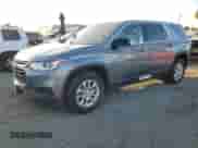 2021 Chevrolet Traverse LS with VIN 1GNERFKW5MJ247960, listed as a Copart auction lot 84956495 with 52,676 mi miles and Salvage title. Bid and sale history available at DreamBid. Image 1.