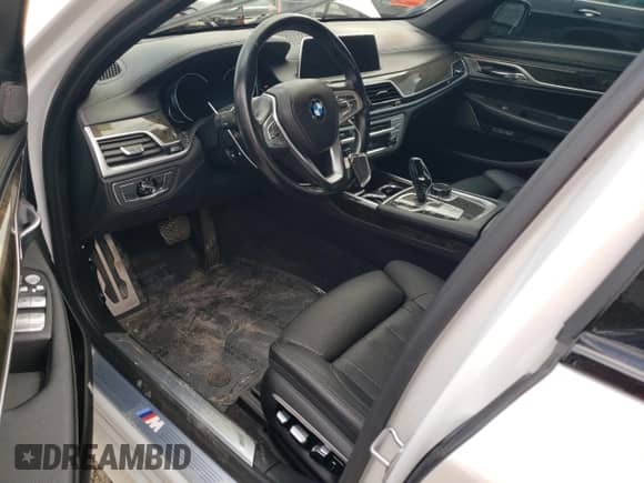 2017 BMW 7 Series 740e xDrive with VIN WBA7J2C36HG497830, listed as a Copart auction lot 79948304 with 43,029 mi miles and Salvage title. Bid and sale history available at DreamBid. Image 8.