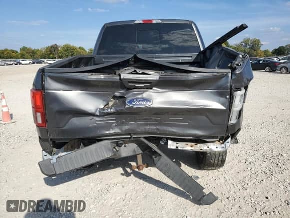 2020 Ford F-150 XL with VIN 1FTEW1E50LFA24153, listed as a Copart auction lot 80572155 with 133,324 mi miles and Salvage title. Bid and sale history available at DreamBid. Image 6.
