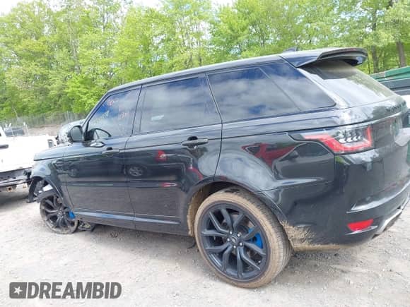 2021 Land Rover Range Rover Sport SVR with VIN SALWZ2RE0MA795330, listed as a IAAI auction lot 42307378 with 31,175 mi miles and . Bid and sale history available at DreamBid. Image 14.