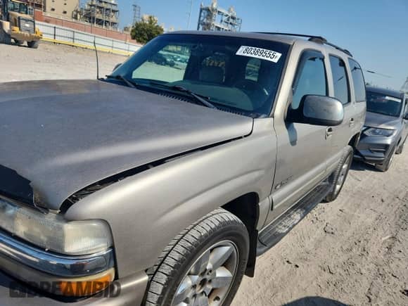 2001 Chevrolet Tahoe LT with VIN 1GNEK13T51J115028, listed as a Copart auction lot 80389555 with 282,369 mi miles and Salvage title. Bid and sale history available at DreamBid. Image 1.