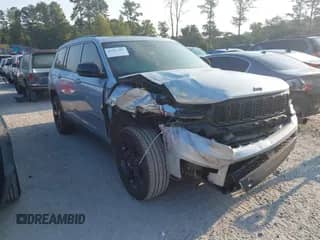 2025 Jeep Grand Cherokee Limited with VIN 1C4RJJBGXS8633985, listed as a IAAI auction lot 43147343 with 9,612 mi miles and . Bid and sale history available at DreamBid. Image 1.