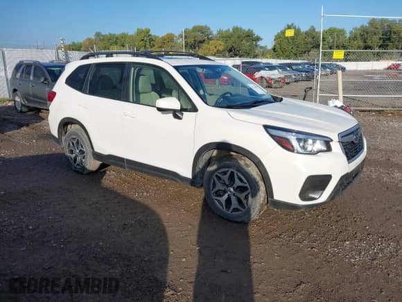 2020 Subaru Forester Premium z VIN JF2SKAGC7LH599138, wystawiony jako IAAI lot #43224988 z przebiegiem 61 422 mil mil oraz . Historia ofert i sprzedaży dostępna na DreamBid. Obrazek 1.