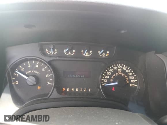 2012 Ford F-150 XL with VIN 1FTMF1CM1CKD99269, listed as a Copart auction lot 70623545 with 170,174 mi miles and Salvage title. Bid and sale history available at DreamBid. Image 9.