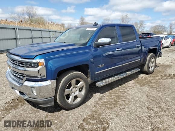 2018 Chevrolet Silverado 1500 LTZ z VIN 3GCUKSEJ2JG195475, wystawiony jako Copart lot #51098345 z przebiegiem 246 082 mil mil oraz Czysty tytuł • Clean title. Historia ofert i sprzedaży dostępna na DreamBid. Obrazek 1.