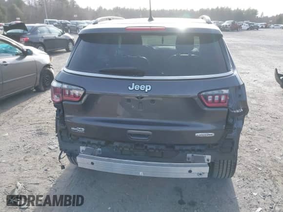 2020 Jeep Compass Latitude with VIN 3C4NJCBB9LT130367, listed as a IAAI auction lot 41268917 with 44,892 mi miles and . Bid and sale history available at DreamBid. Image 16.
