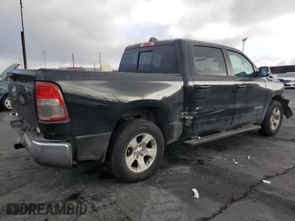 2021 Ram 1500 Big Horn with VIN 1C6RREFG3MN533006, listed as a Copart auction lot 86377794 with 98,354 mi miles and Salvage title. Bid and sale history available at DreamBid. Image 3.