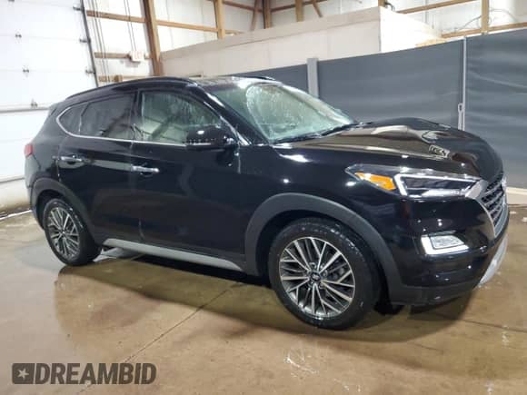 2020 Hyundai Tucson SEL with VIN KM8J33AL9LU244471, listed as a Copart auction lot 80577035 with 86,895 mi miles and Salvage title. Bid and sale history available at DreamBid. Image 4.