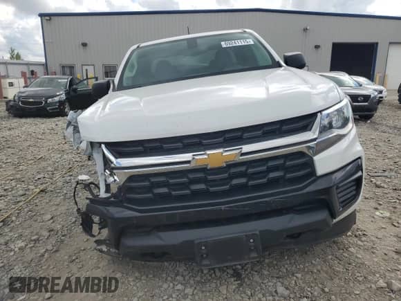 2021 Chevrolet Colorado 4WD Work Truck with VIN 1GCHTBENXM1231160, listed as a Copart auction lot 69241115 with 101,787 mi miles and Salvage title. Bid and sale history available at DreamBid. Image 5.