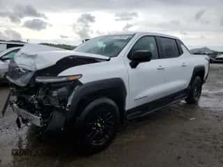 2024 Chevrolet Silverado EV Work Truck z VIN 1GC10UED1RU201421, wystawiony jako Copart lot #48081965 z przebiegiem 4 144 mil mil oraz Czysty tytuł • Clean title. Historia ofert i sprzedaży dostępna na DreamBid. Obrazek 1.