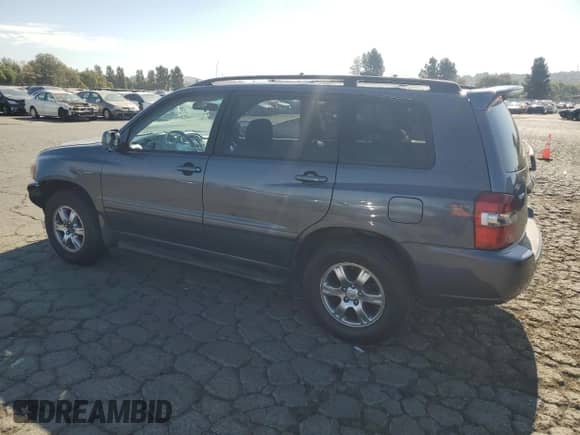 2005 Toyota Highlander with VIN JTEEP21A250117974, listed as a Copart auction lot 81467255 with 213,150 mi miles and Salvage title. Bid and sale history available at DreamBid. Image 2.
