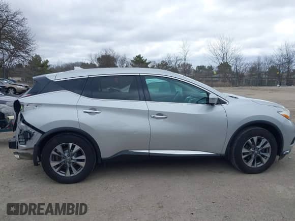 2016 Nissan Murano S with VIN 5N1AZ2MH8GN169195, listed as a IAAI auction lot 41971810 with 124,929 mi miles and . Bid and sale history available at DreamBid. Image 13.