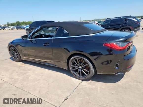 2022 BMW 4 Series 430i with VIN WBA23AT04NCH83461, listed as a Copart auction lot 70700805 with 44,723 mi miles and Clean title. Bid and sale history available at DreamBid. Image 2.