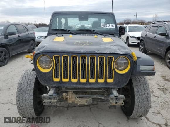 2020 Jeep Wrangler Rubicon with VIN 1C4HJXCG6LW240110, listed as a Copart auction lot 46128815 with 40,715 mi miles and Salvage title. Bid and sale history available at DreamBid. Image 5.