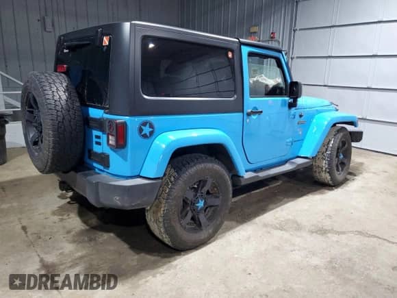 2017 Jeep Wrangler Willys Wheeler with VIN 1C4AJWAG3HL584372, listed as a Copart auction lot 85467294 with Not provided miles and Salvage title. Bid and sale history available at DreamBid. Image 3.