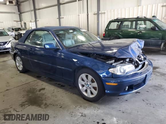 2006 BMW 3 Series 325Ci with VIN WBABW33496PX88667, listed as a Copart auction lot 67630435 with 77,038 mi miles and Salvage title. Bid and sale history available at DreamBid. Image 4.
