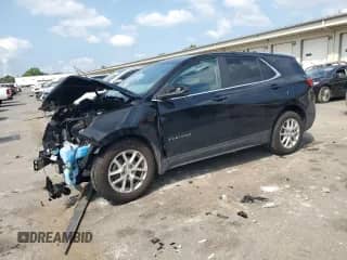 2022 Chevrolet Equinox LT с VIN 3GNAXKEV3NL247417, выставлен на аукционе Copart как лот 66986225 с пробегом 36 994 миль миль и Списание • Salvage title. История ставок и продаж доступна на DreamBid. Изображение 1.