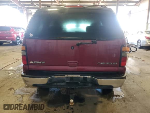 2005 Chevrolet Tahoe LS с VIN 1GNEK13T85J160020, выставлен на аукционе Copart как лот 84885765 с пробегом 236 773 миль миль и Списание • Salvage title. История ставок и продаж доступна на DreamBid. Изображение 6.