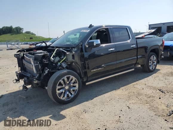 2023 GMC Sierra 1500 Denali z VIN 3GTUUGED8PG262364, wystawiony jako Copart lot #60471545 z przebiegiem 28 443 mil mil oraz Szkoda całkowita • Salvage title. Historia ofert i sprzedaży dostępna na DreamBid. Obrazek 1.
