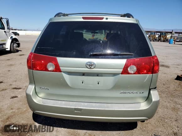 2007 Toyota Sienna LE with VIN 5TDZK23C67S083590, listed as a Copart auction lot 85512155 with 256,235 mi miles and Salvage title. Bid and sale history available at DreamBid. Image 6.