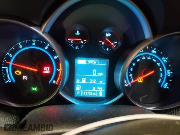 2015 Chevrolet Cruze LT z VIN 1G1PE5SB8F7175939, wystawiony jako Copart lot #37310603 z przebiegiem 113 726 mil mil oraz Szkoda całkowita • Salvage title. Historia ofert i sprzedaży dostępna na DreamBid. Obrazek 9.