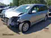 2013 Toyota Sienna XLE AAS with VIN 5TDYK3DC2DS343012, listed as a IAAI auction lot 43014501 with 130,513 mi miles and . Bid and sale history available at DreamBid. Image 2.