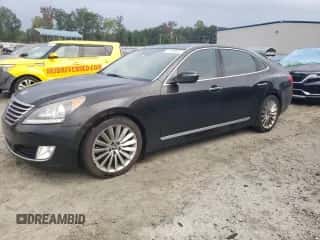 2014 Hyundai Equus Ultimate z VIN KMHGH4JH5EU082421, wystawiony jako Copart lot #71534644 z przebiegiem 93 646 mil mil oraz Czysty tytuł • Clean title. Historia ofert i sprzedaży dostępna na DreamBid. Obrazek 1.